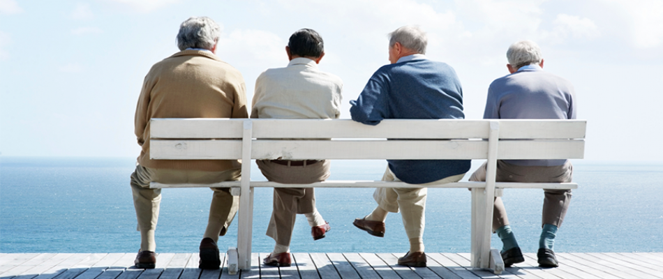 men-on-bench
